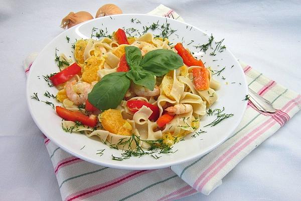 Curry Noodles with Prawns