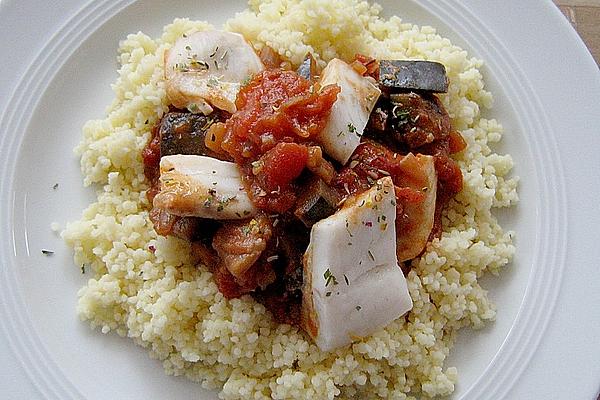 Eggplant – Tomato – Fish