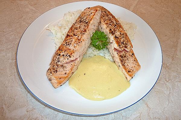 Fish Fillet with Mustard Sauce