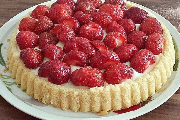 Fruit Cake with Strawberries