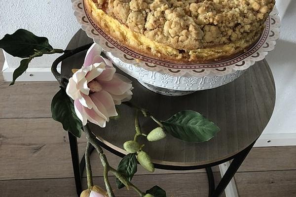 Gooseberry Cake with Brittle Sprinkles