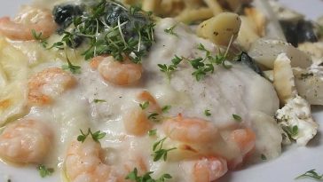 Plaice Fillets in Champagne Sauce