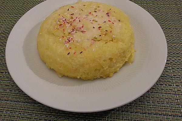 Lemon Cake from Microwave