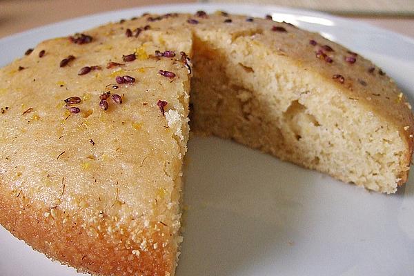 Lemon Cake with Lavender