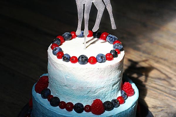 Light Blueberry Cake