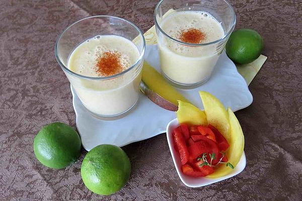 Mango and Lime Lassi with Paprika