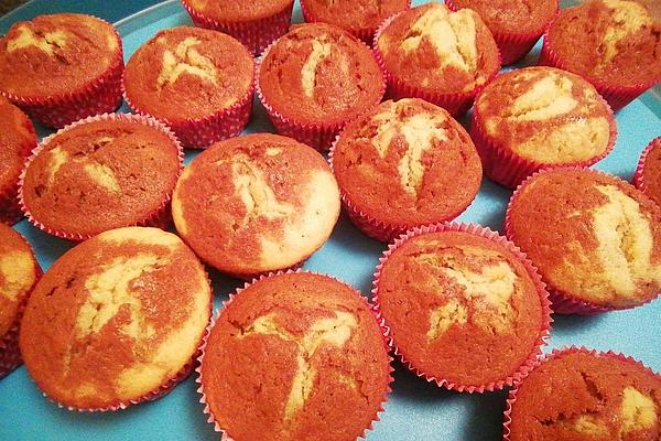 Marble Muffins with Toffifee