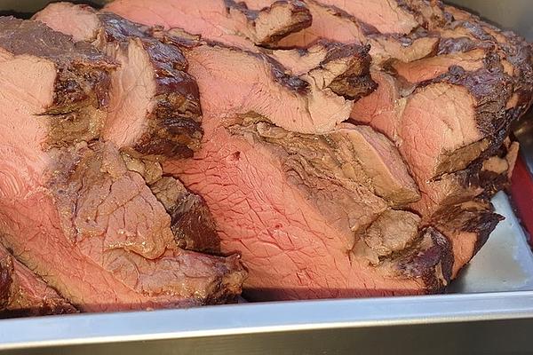 Marinated Beef Rump Roast – Low Temperature Roast