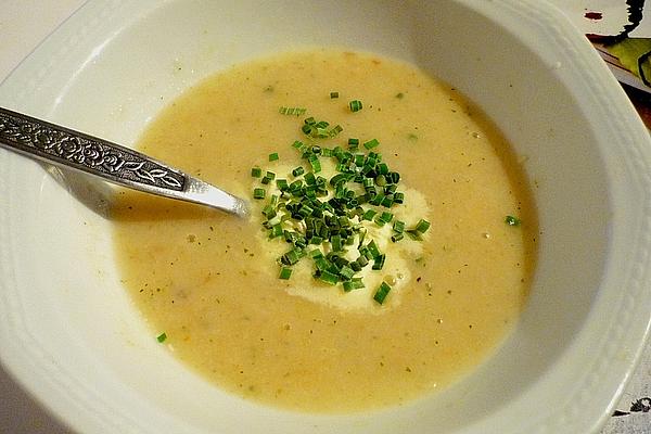 Mashed Bread Soup with Herbs