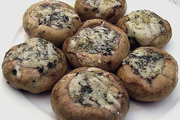 Mushrooms with Spicy Cheese Filling