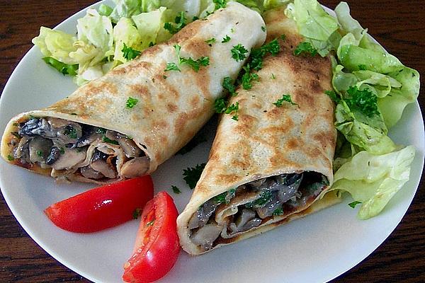 Omelette with Mushroom Filling