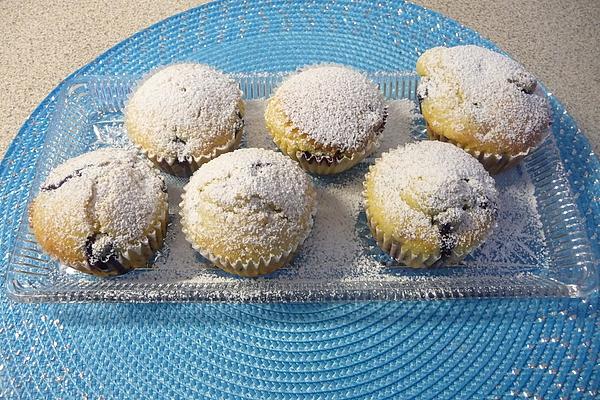 Orange-flavored Blueberry Muffins