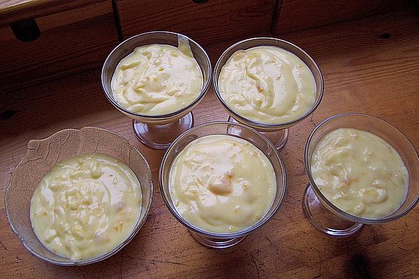 Orange Pudding – Curd Cream