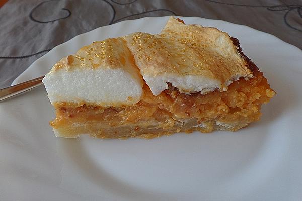 Papaya Pie with Meringue Topping