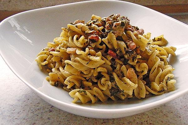 Pasta with Cheese – Bacon – Sage Sauce