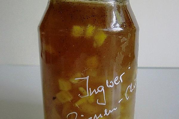 Pear and Ginger Chutney