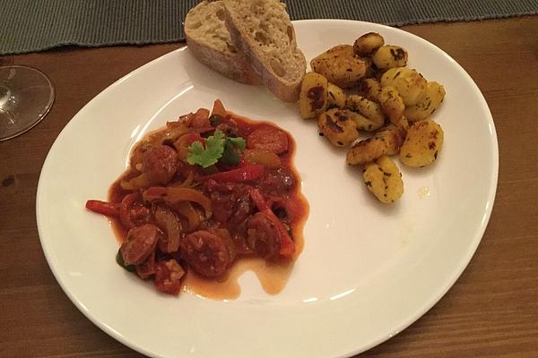 Peperonata with Salsiccia