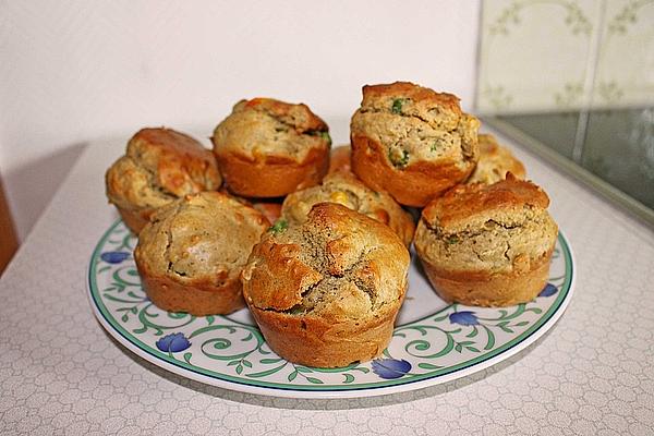 Pesto Vegetable Muffins