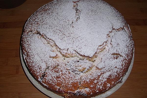 Plum Cake with Marzipan