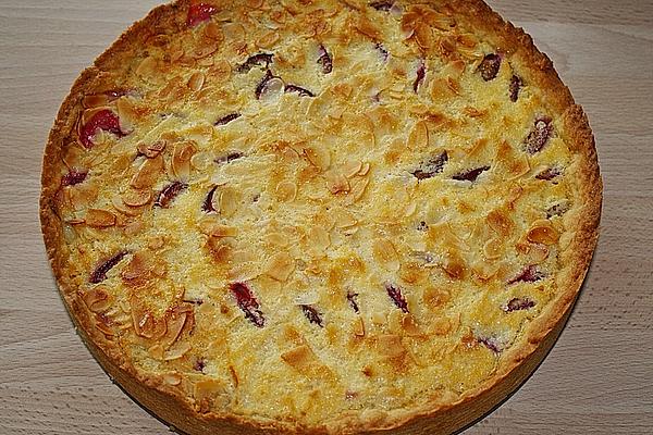 Plum Cake with Quark and Cream Topping