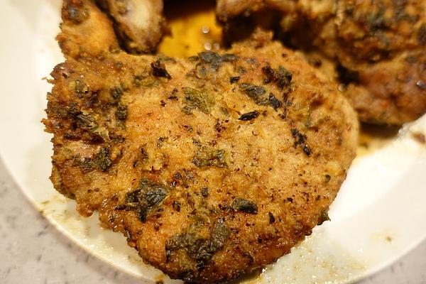 Pork Chops with Mint