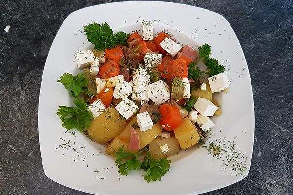 Potato Pan with Feta