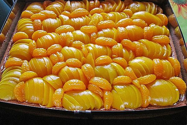 Pudding – Peach Cake from Tray