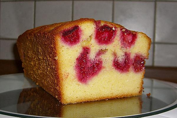 Raspberry Semolina Cake