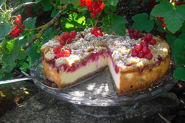 Red Currant Crumble Cake from Sarah