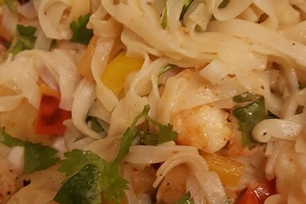 Rice Noodles with Shrimp La Gabi