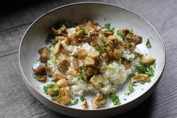 Risotto with Oyster Mushrooms