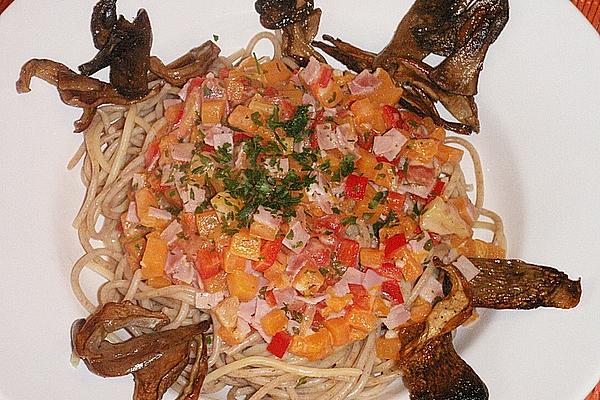 Spaghetti with Pumpkin – Paprika – Ragout