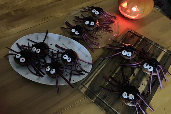 Spider Muffins for Halloween