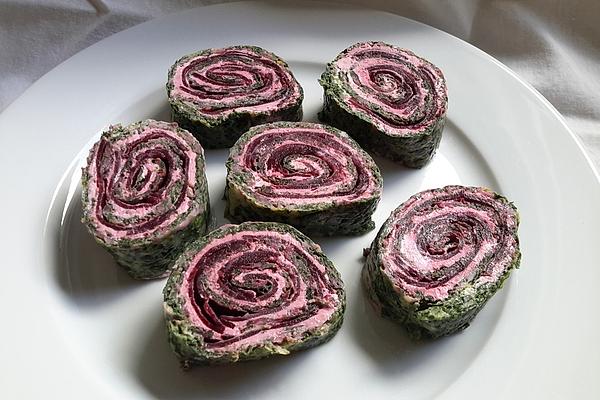 Spinach and Beetroot Roll