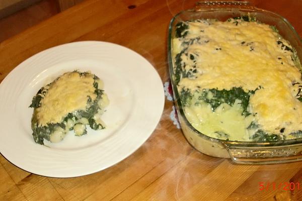 Spinach Bake with Gnocchi