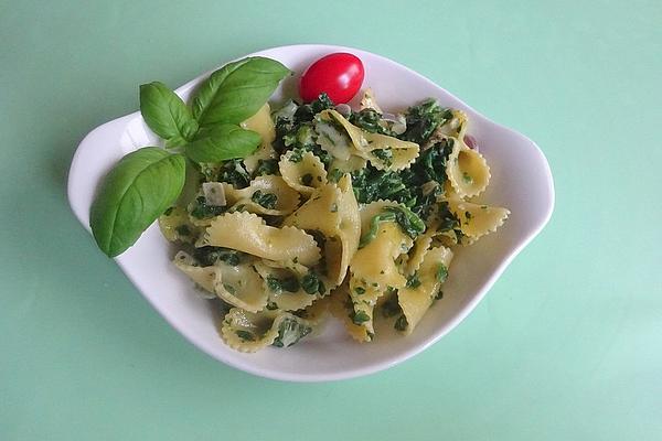Spinach Cheese Noodles
