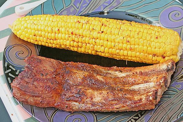 Tex – Mex Pork Ribs with Corn on Cob