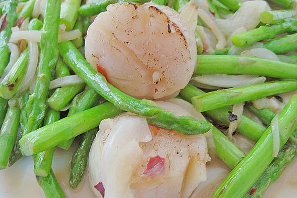 Thai Asparagus with Scallops