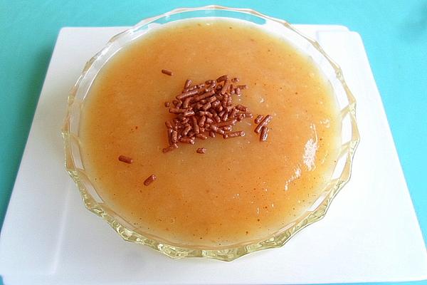 Vanilla and Applesauce Layered Dessert