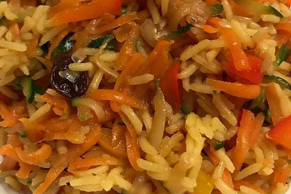 Vegan Rice and Vegetables Pan