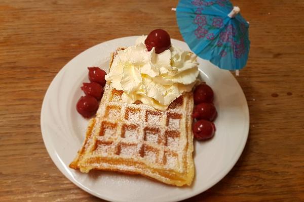Waffles with Cream Cheese