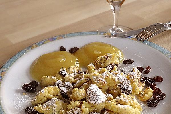 Walsertaler Kaiserschmarrn with Beer