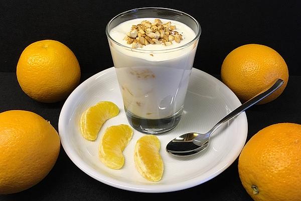 Yogurt Cream with Oranges