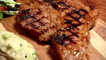 T-bone Steak with Texas Sauce