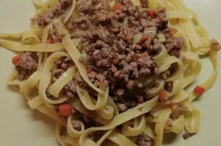 Tagliatelle with Tuscan Stew
