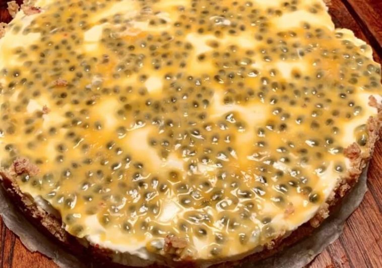 Greek Passionfruit Cheesecake
